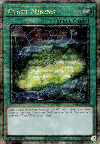 Cynet Mining (Quarter Century Secret Rare) – RA03-EN067 – Quarter Century Secret Rare – 1. Auflage von YU-GI-OH!