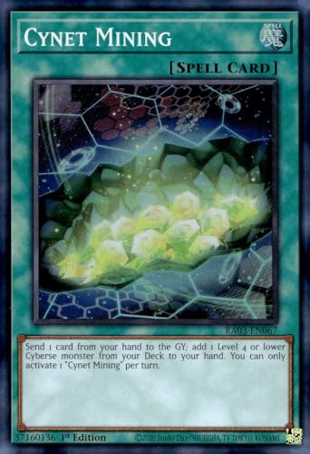 Cynet Mining – RA03-EN067 – Super Rare – 1. Auflage von YU-GI-OH!