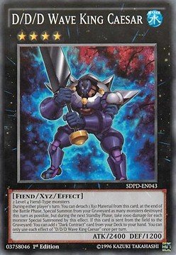 D/D/D-Wellenkönig Cäsar - SDPD-DE043 - Common - 1. Auflage von Yu Gi Oh