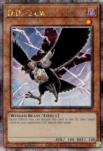 D.D. Crow (Quarter Century Secret Rare) – RA02-EN002 – Quarter Century Secret Rare – 1. Auflage von YU-GI-OH!