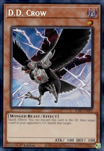 D.D. Crow (Secret Rare) – RA02-EN002 – Secret Rare – 1. Auflage von YU-GI-OH!