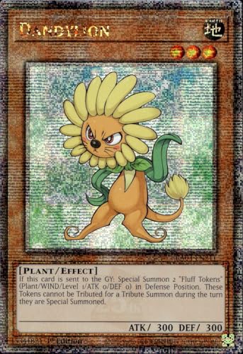 Dandylion (Quarter Century Secret Rare) – RA03-EN211 – Quarter Century Secret Rare – 1. Auflage von YU-GI-OH!