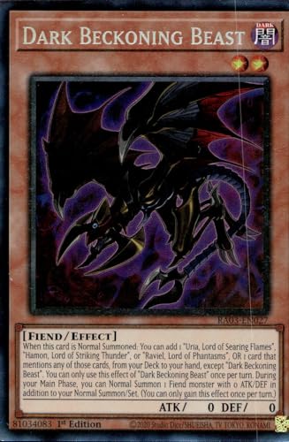 Dark Beckoning Beast (PCR) – RA03-EN027 – Prismatische Sammlerselten – 1. Auflage von YU-GI-OH!