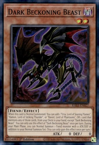 Dark Beckoning Beast – RA03-EN027 – Super Rare – 1. Auflage von YU-GI-OH!