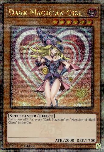 Dark Magician Girl (Quarter Century Secret Rare) (A) – RA03-EN123 – Quarter Century Secret Rare – 1. Auflage von YU-GI-OH!