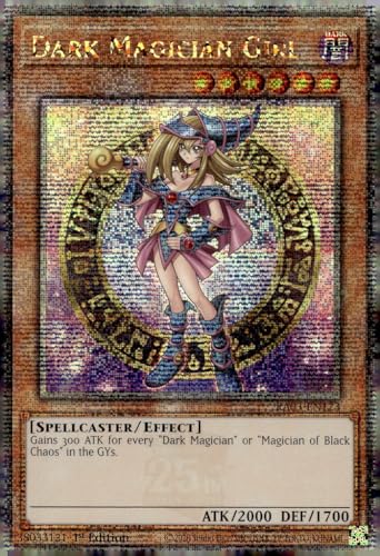 Dark Magician Girl (Quarter Century Secret Rare) (B) - RA03-EN123 - Quarter Century Secret Rare - 1. Auflage von YU-GI-OH!