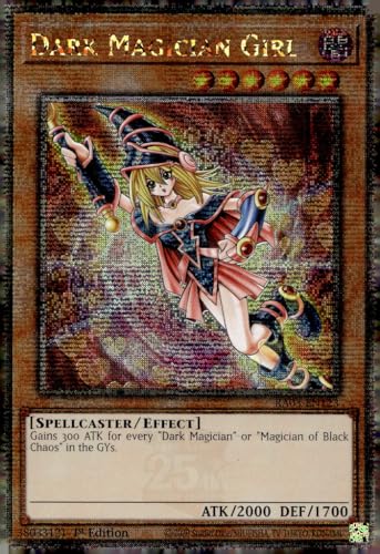 Dark Magician Girl (Quarter Century Secret Rare) (C) – RA03-EN123 – Quarter Century Secret Rare – 1. Auflage von YU-GI-OH!