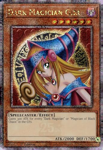 Dark Magician Girl - MP24-EN009 - Quarter Century Secret Rare - 1. Auflage von YU-GI-OH!