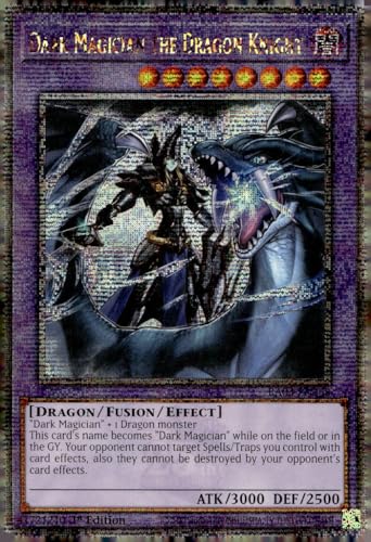 Dark Magician The Dragon Knight (Quarter Century Secret Rare) – RA03-EN268 – Quarter Century Secret Rare – 1. Auflage von YU-GI-OH!