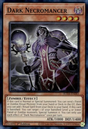 Dark Necromancer - SUDA-EN081 - Super Rare - 1. Auflage von YU-GI-OH!