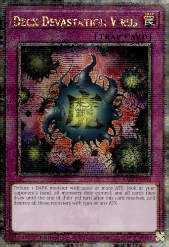 Deck Devastation Virus (Quarter Century Secret Rare) – RA03-EN150 – Quarter Century Secret Rare – 1. Auflage von YU-GI-OH!