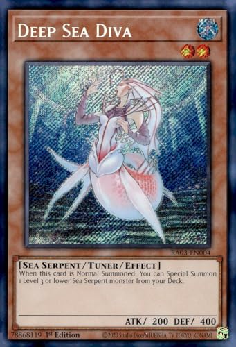 Deep Sea Diva (Secret Rare) - RA03-EN004 - Secret Rare - 1. Auflage von YU-GI-OH!