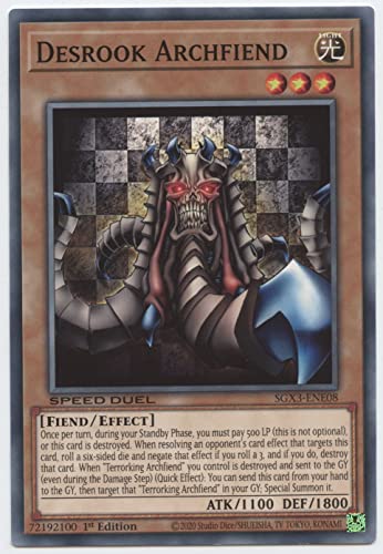 Desrook Archfiend - SGX3-ENE08 - Common - 1. Auflage von YU-GI-OH!