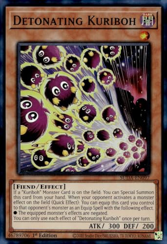 Detonating Kuriboh - SUDA-EN097 - Super Rare - 1. Auflage von YU-GI-OH!