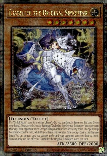 Diabellze The Original Sinkeeper (Quarter Century Secret Rare) – LEDE-EN012 – Quarter Century Secret Rare – 1. Auflage von YU-GI-OH!