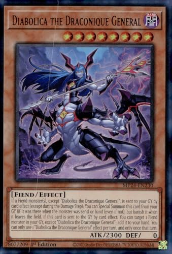 Diabolica The Draconique General - MP24-EN230 - Ultra Rare - 1. Auflage von YU-GI-OH!