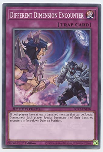 Different Dimension Encounter - SGX3-ENF18 - Common - 1. Auflage von YU-GI-OH!