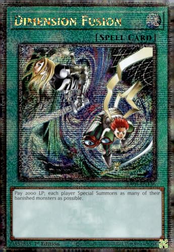 Dimension Fusion (Quarter Century Secret Rare) – RA03-EN136 – Quarter Century Secret Rare – 1. Auflage von YU-GI-OH!