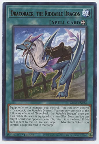 Dracoback, The Rideable Dragon GRCR-EN032 - Rare - 1. Auflage von YU-GI-OH!