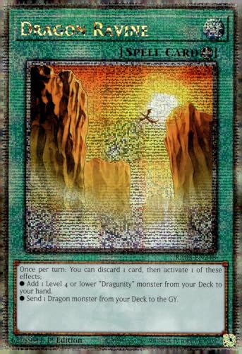 Dragon Ravine (Quarter Century Secret Rare) – RA03-EN248 – Quarter Century Secret Rare – 1. Auflage von YU-GI-OH!