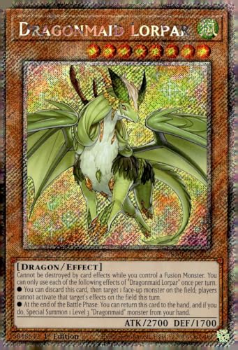 Dragonmaid Lorpar (Platinum Secret Rare) – RA03-EN022 – Platinum Secret Rare – 1. Auflage von YU-GI-OH!