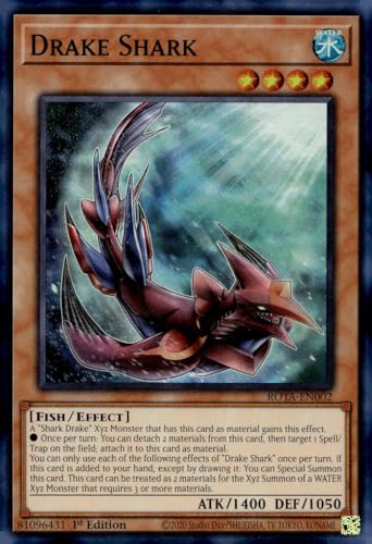 Drake Shark - ROTA-EN002 - Super Rare - 1. Auflage von YU-GI-OH!