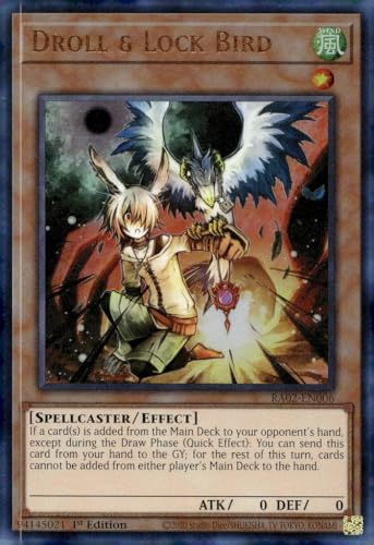 Droll & Lock Bird (PUR) – RA02-EN006 – Prismatic Ultimate Rare – 1. Auflage von YU-GI-OH!