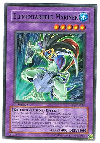 EOJ-DE034 Elementarheld Mariner 1. Auflage von Yu Gi Oh