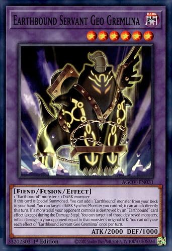 Earthbound Servant Geo Gremlina - AGOV-EN031 - Common - 1. Auflage von YU-GI-OH!