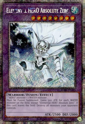 Elemental Hero Absolute Zero (Platinum Secret Rare) – RA03-EN231 – Platinum Secret Rare – 1. Auflage von YU-GI-OH!