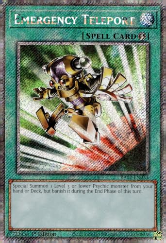 Emergency Teleport (Platinum Secret Rare) – RA02-EN053 – Platinum Secret Rare – 1. Auflage von YU-GI-OH!