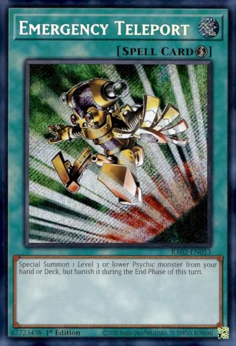 Emergency Teleport (Secret Rare) – RA02-EN053 – Secret Rare – 1. Auflage von YU-GI-OH!