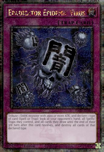 Eradicator Epidemic Virus (Quarter Century Secret Rare) – RA03-EN183 – Quarter Century Secret Rare – 1. Auflage von YU-GI-OH!