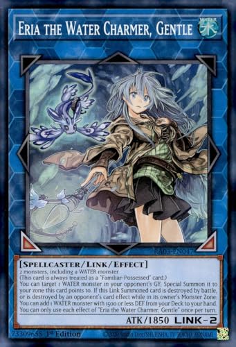 Eria The Water Charmer, Sanft, RA03-EN047, Super Rare, 1. Auflage von YU-GI-OH!