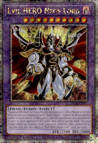 Evil Hero Neos Lord (Quarter Century Secret Rare) – SUDA-EN031 – Quarter Century Secret Rare – 1. Auflage von YU-GI-OH!