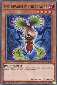 Evilswarm Mandragora - EGO1-EN012 - Common - 1. Auflage von YU-GI-OH!