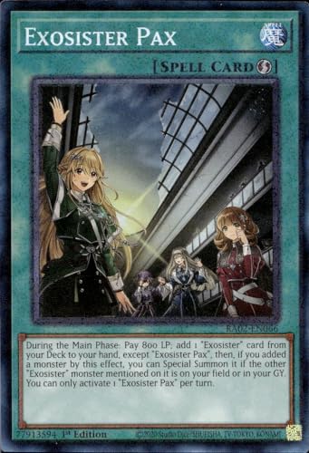 Exosister Pax (PCR) - RA02-EN066 - Prismatische Sammlerselten - 1. Auflage von YU-GI-OH!