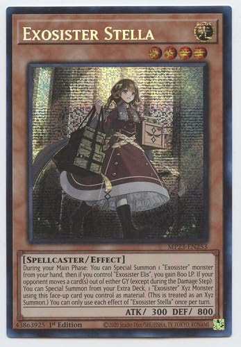 Exosister Stella MP23-EN253 Prismatic Secret Rare 1. Auflage von YU-GI-OH!