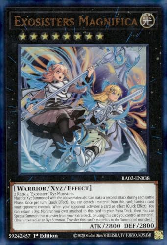 Exosisters Magnifica (PUR) – RA02-EN038 – Prismatic Ultimate Rare – 1. Auflage von YU-GI-OH!