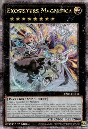 Exosisters Magnifica (Quarter Century Secret Rare) – RA02-EN038 – Quarter Century Secret Rare – 1. Auflage von YU-GI-OH!