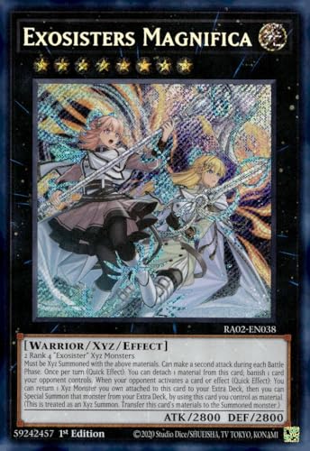 Exosisters Magnifica (Secret Rare) – RA02-EN038 – Secret Rare – 1. Auflage von YU-GI-OH!