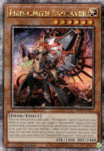 Fiendsmith Engraver (Quarter Century Secret Rare) – INFO-EN017 – Quarter Century Secret Rare – 1. Auflage von YU-GI-OH!