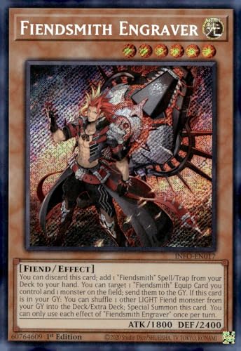 Fiendsmith Engraver - INFO-EN017 - Secret Rare - 1. Auflage von YU-GI-OH!