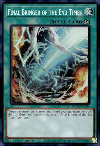 Final Bringer of The End Times - ROTA-EN064 - Super Rare - 1. Auflage von YU-GI-OH!