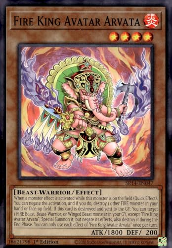 Fire King Avatar Arvata - SR14-EN047 - Common - 1. Auflage von YU-GI-OH!