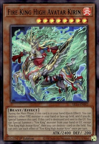 Fire King High Avatar Kirin - SR14-EN002 - Ultra Rare - 1. Auflage von YU-GI-OH!