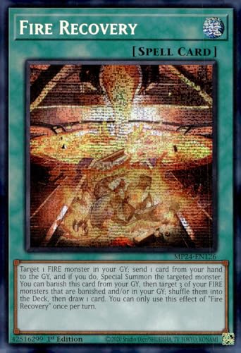 Fire Recovery MP24-EN126 Prismatic Secret Rare 1. Auflage von YU-GI-OH!