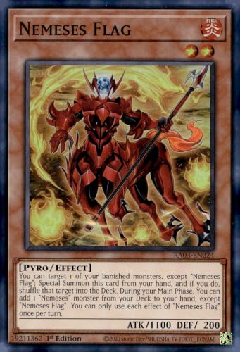 Flagge Nemeses – RA03-EN024 – Super Rare – 1. Auflage von YU-GI-OH!