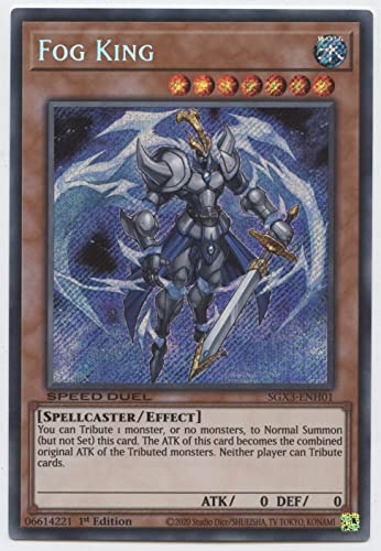 Fog King - SGX3-ENH01 - Secret Rare - 1. Auflage von YU-GI-OH!