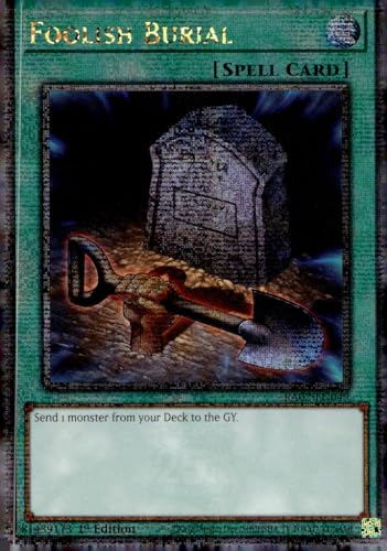 Foolish Burial (Quarter Century Secret Rare) – RA02-EN049 – Quarter Century Secret Rare – 1. Auflage von YU-GI-OH!